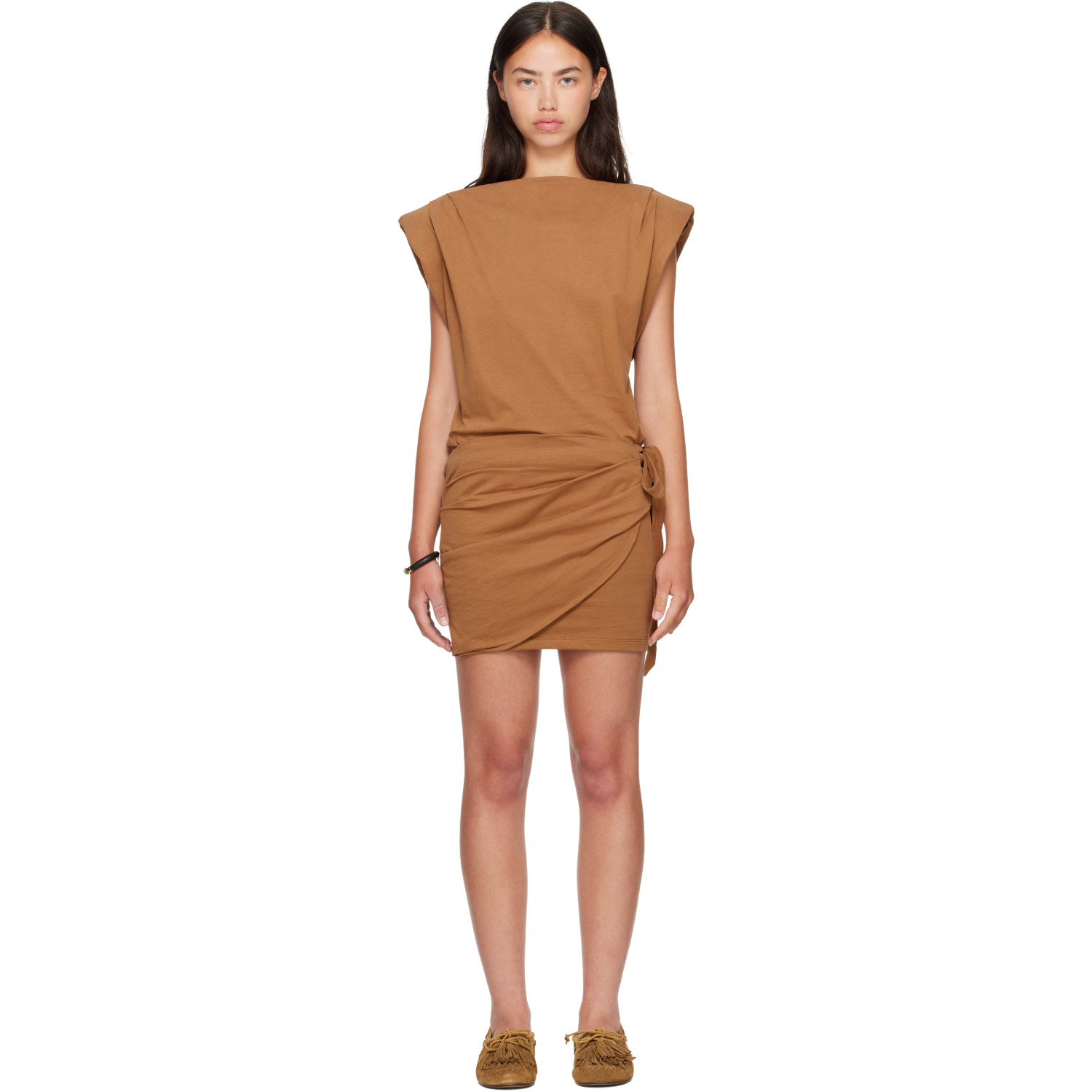 Isabel Marant Tan Marielle Minidress
