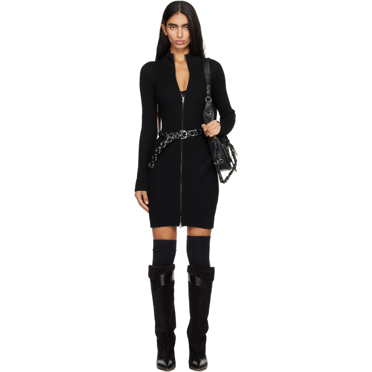 Isabel Marant Black Alexane Minidress