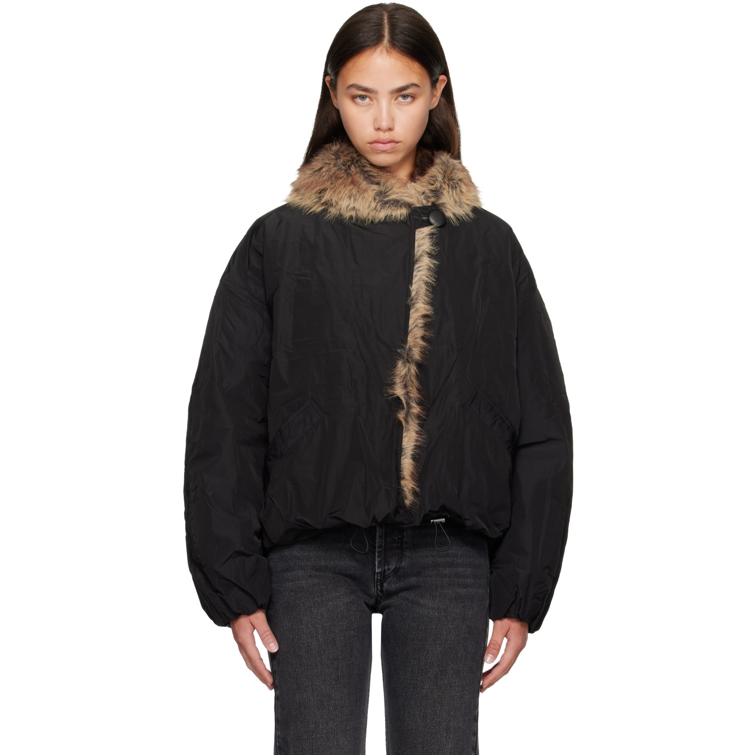 Isabel Marant Black Charone Puffer Jacket