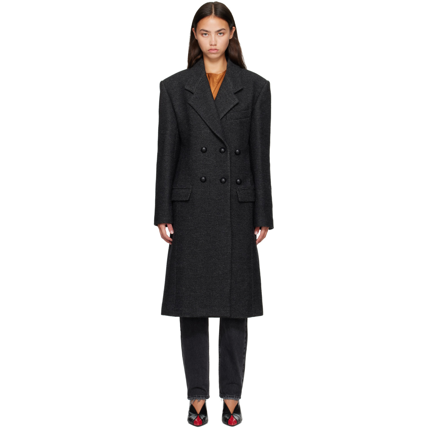 Isabel Marant Gray Erla Coat