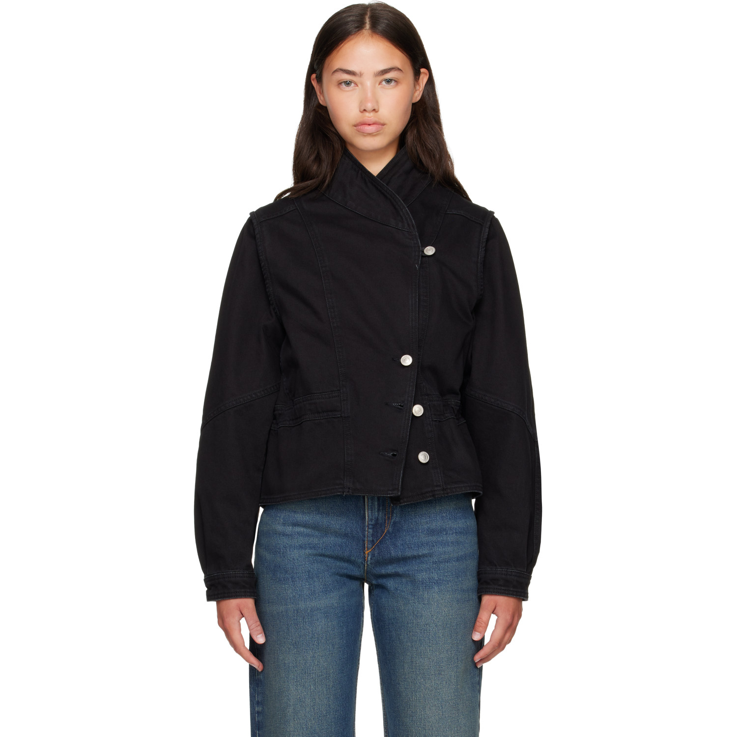 Isabel Marant Black Dolie Denim Jacket