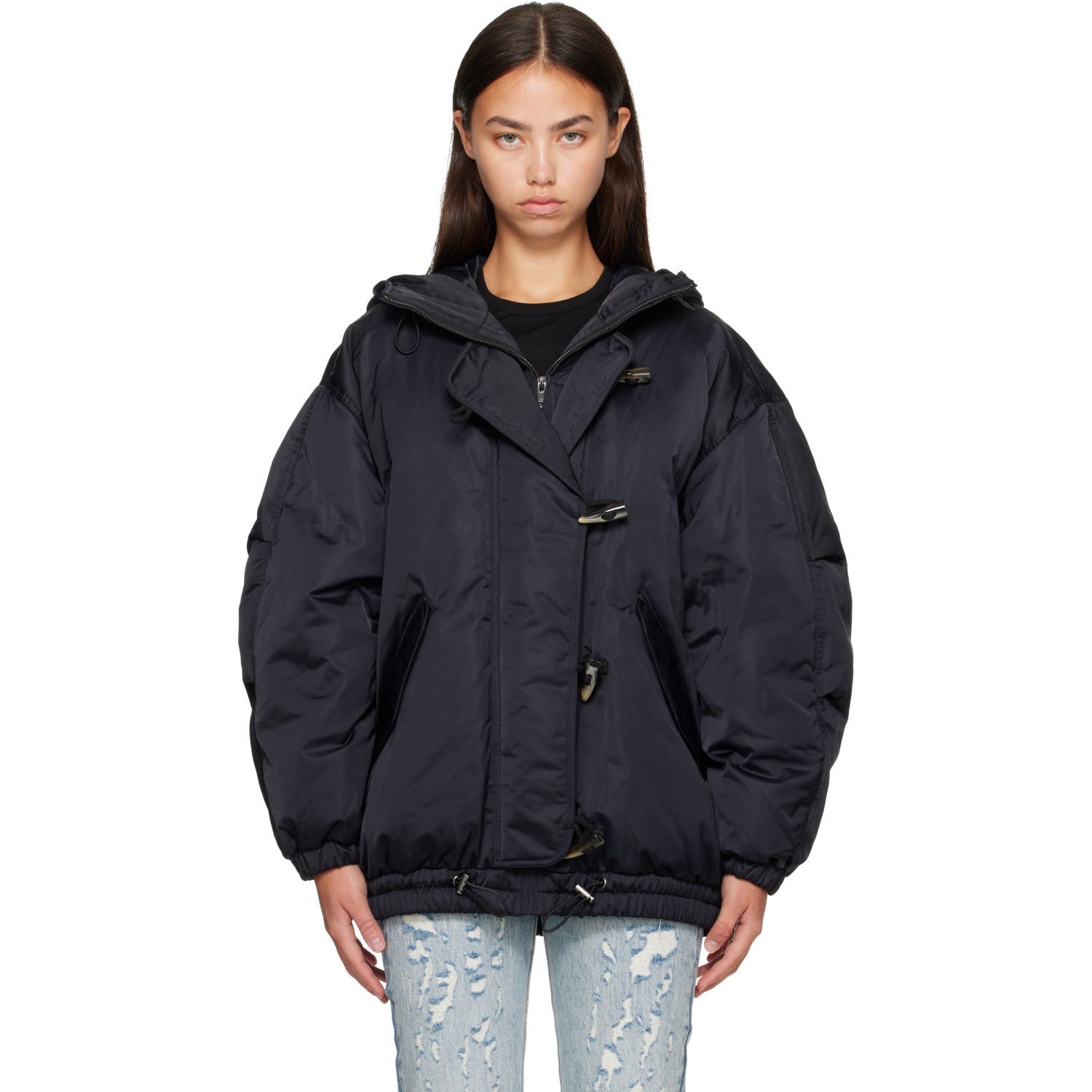 Isabel Marant Black Down Daisy Puffy Jacket