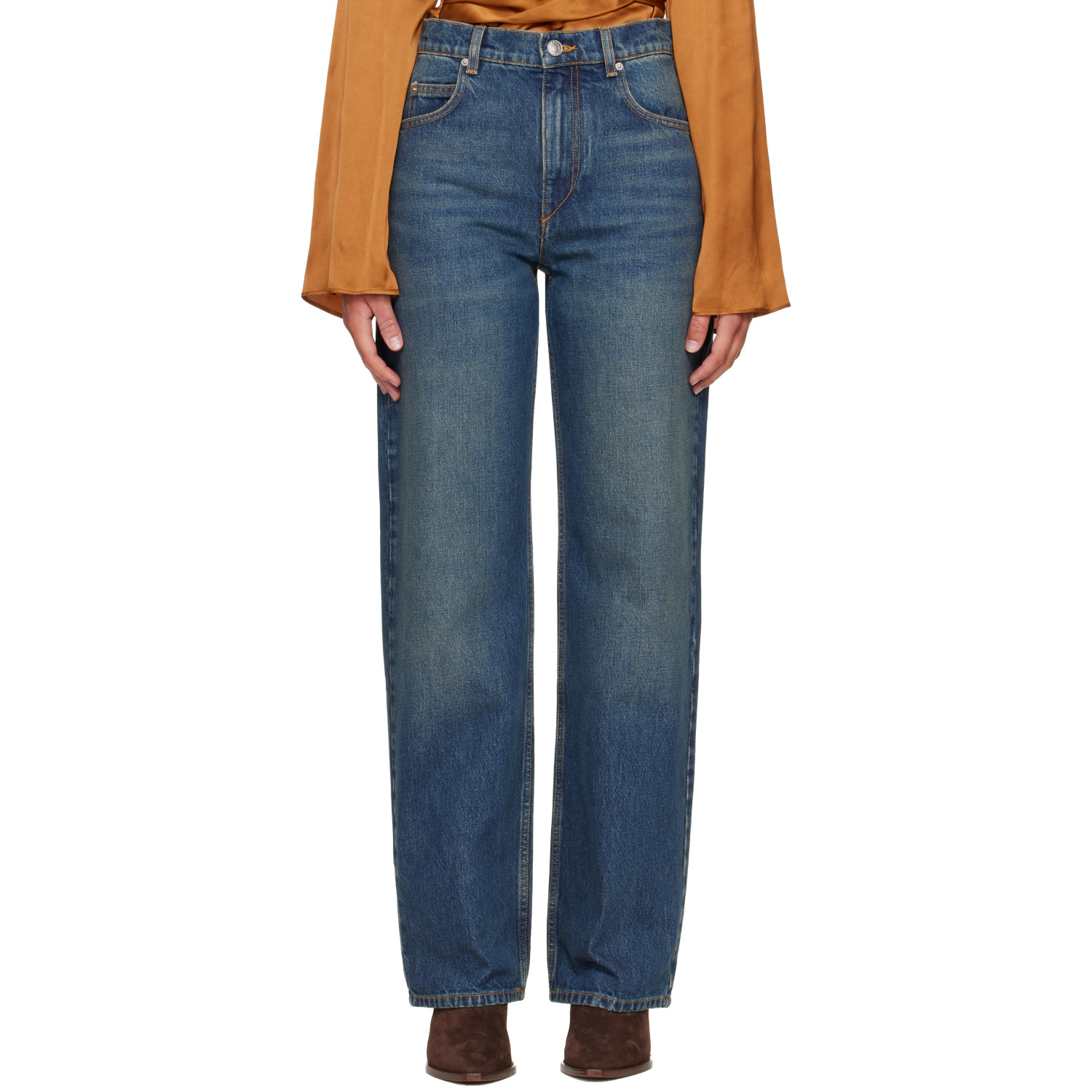 Isabel Marant Navy Dromie Jeans