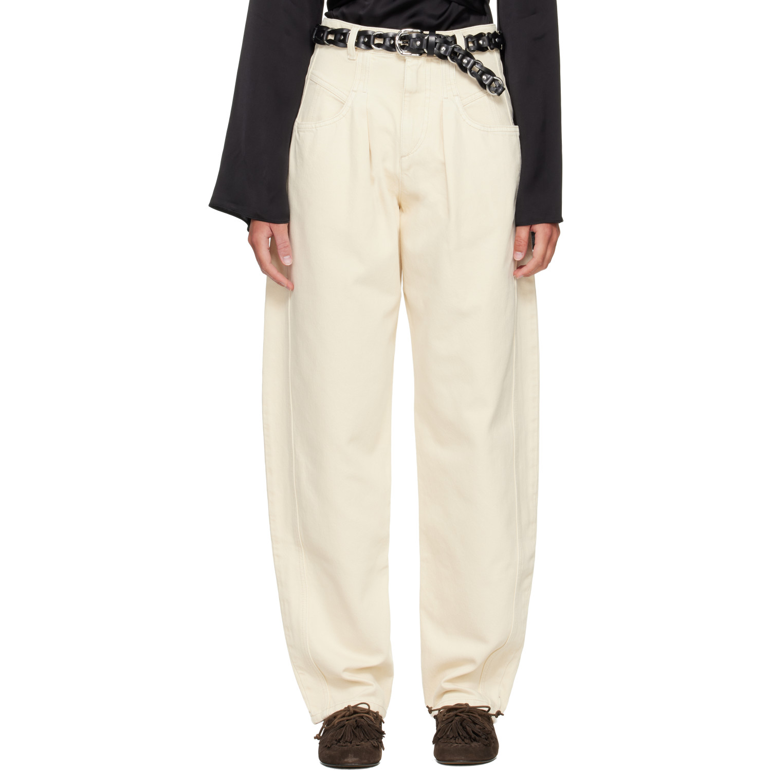 Isabel Marant Beige Lisha Jeans