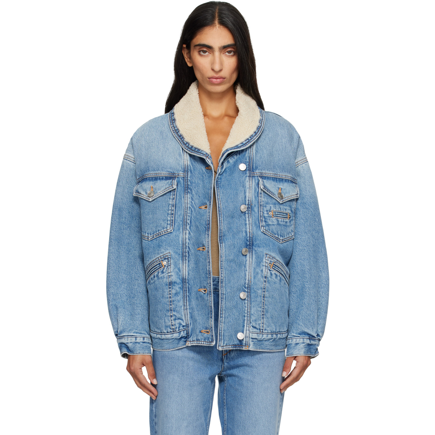 Isabel Marant Blue Pimia Denim Jacket