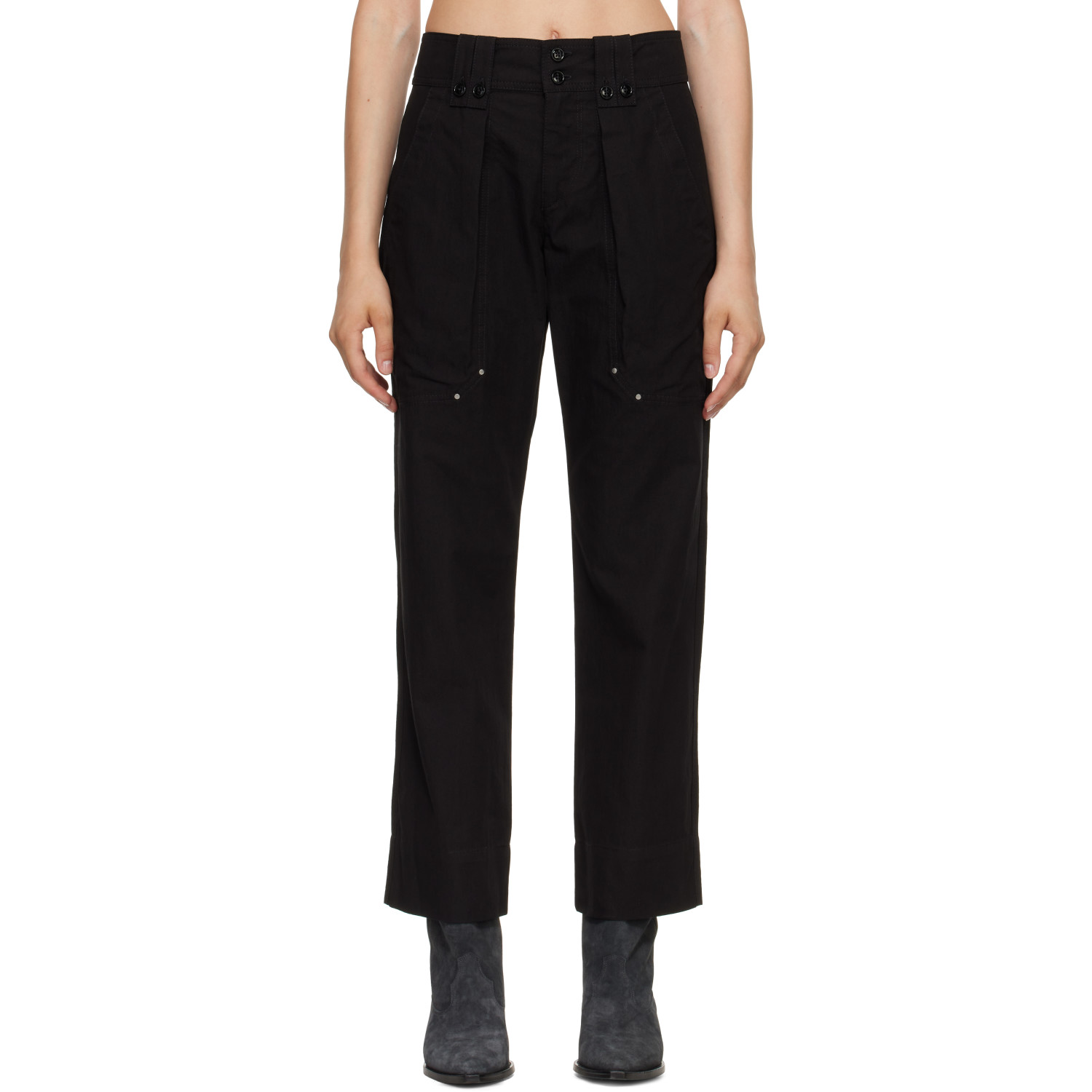 Isabel Marant Black Amandine Trousers