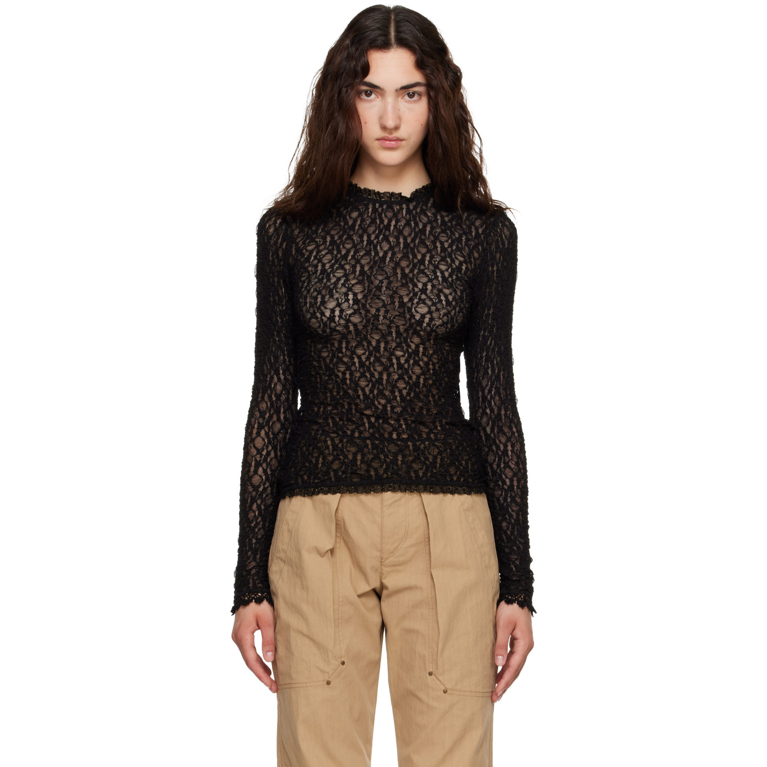 Isabel Marant Black Brany Top