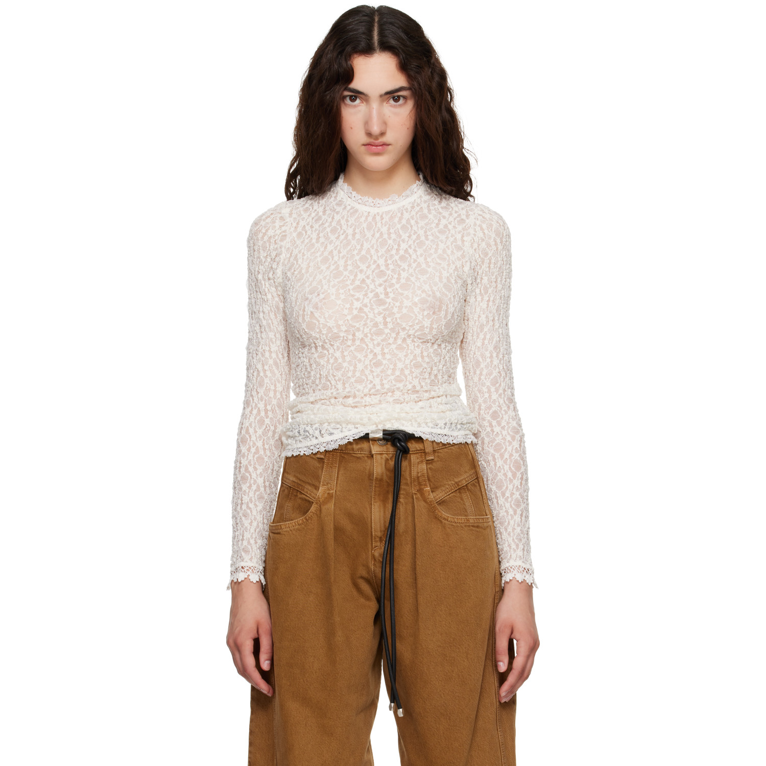 Isabel Marant White Brany Top