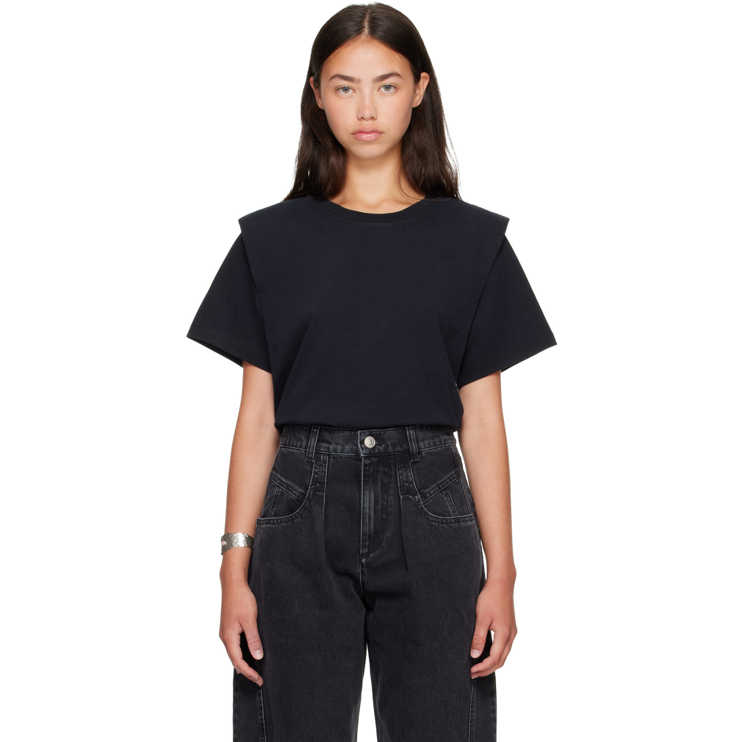 Isabel Marant Black Zelitos T-shirt