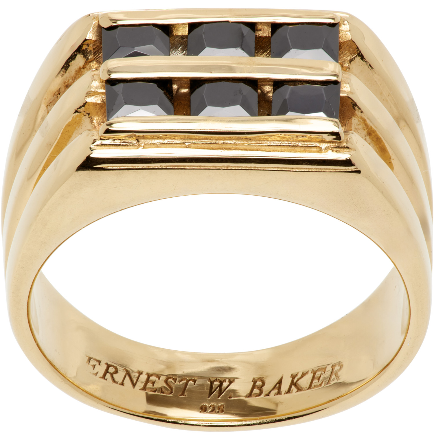 Ernest W. Baker Six Stone Ring