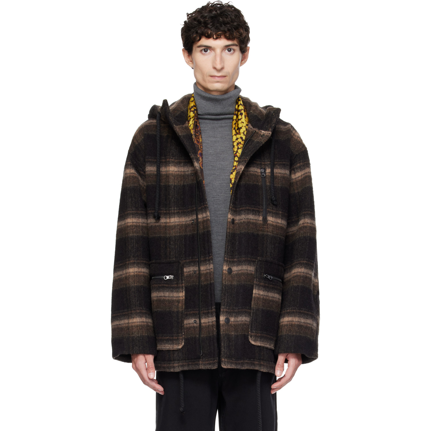 Isabel Marant Black & Beige Kiril Jacket