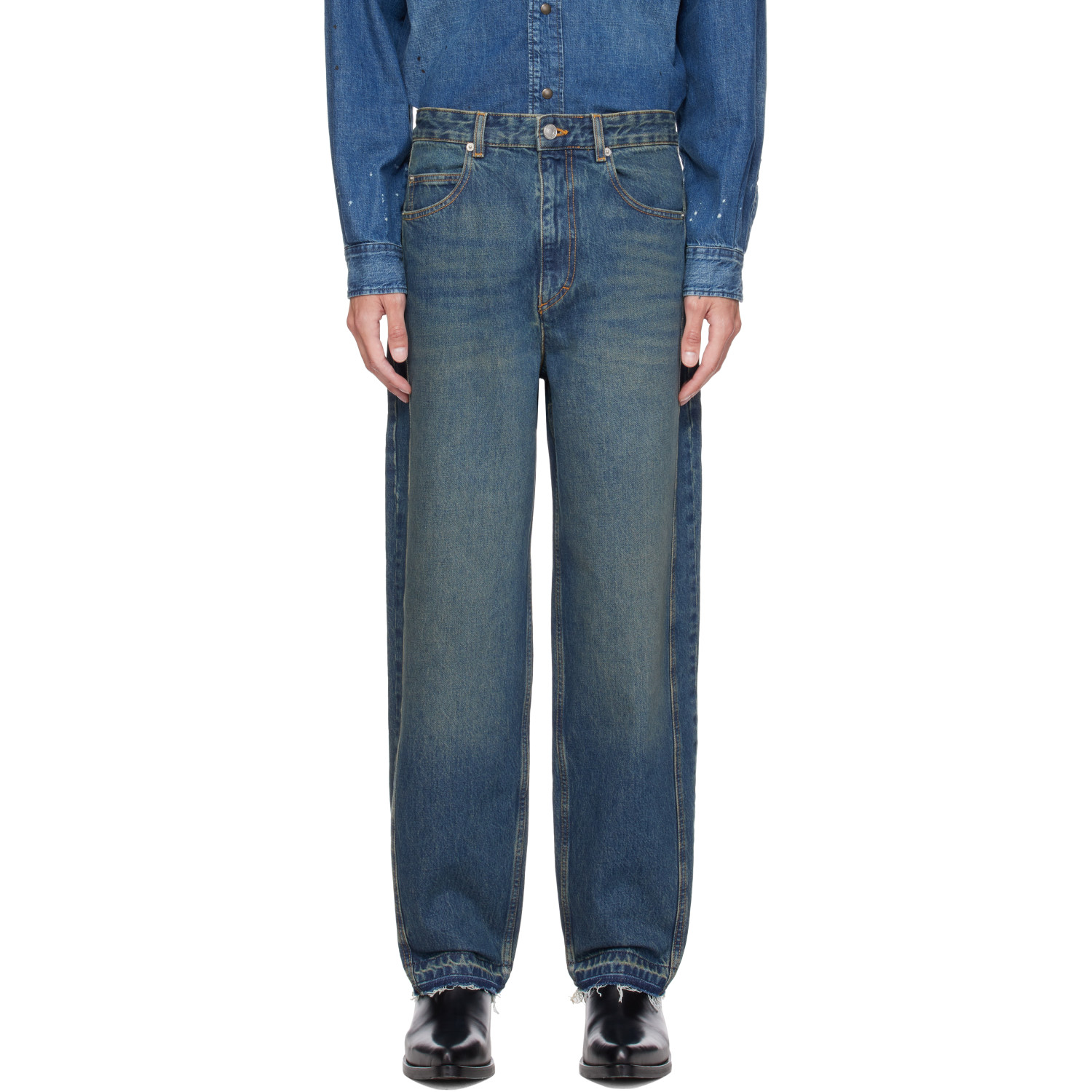 Isabel Marant Blue Jorian Jeans