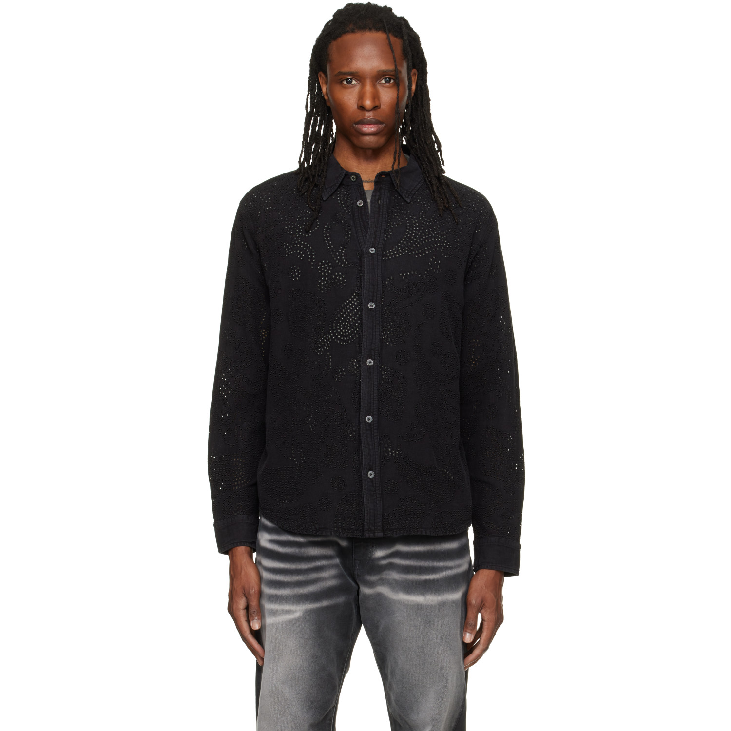 Isabel Marant Black Cybilio Denim Shirt