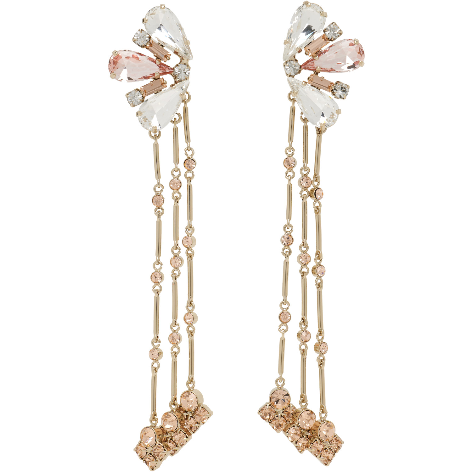 Rabanne Strass Jewel Earrings