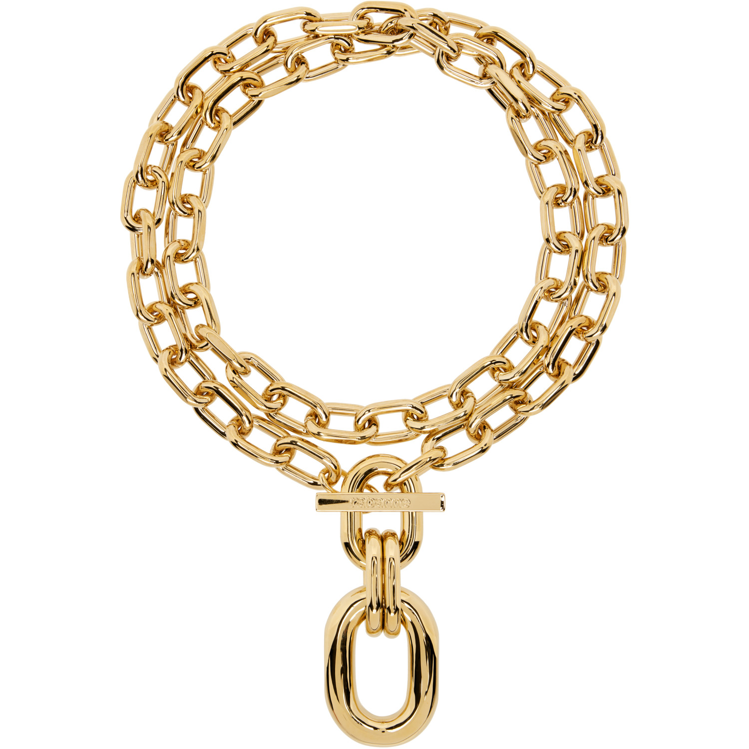 Rabanne Double XL Link Pendant Necklace