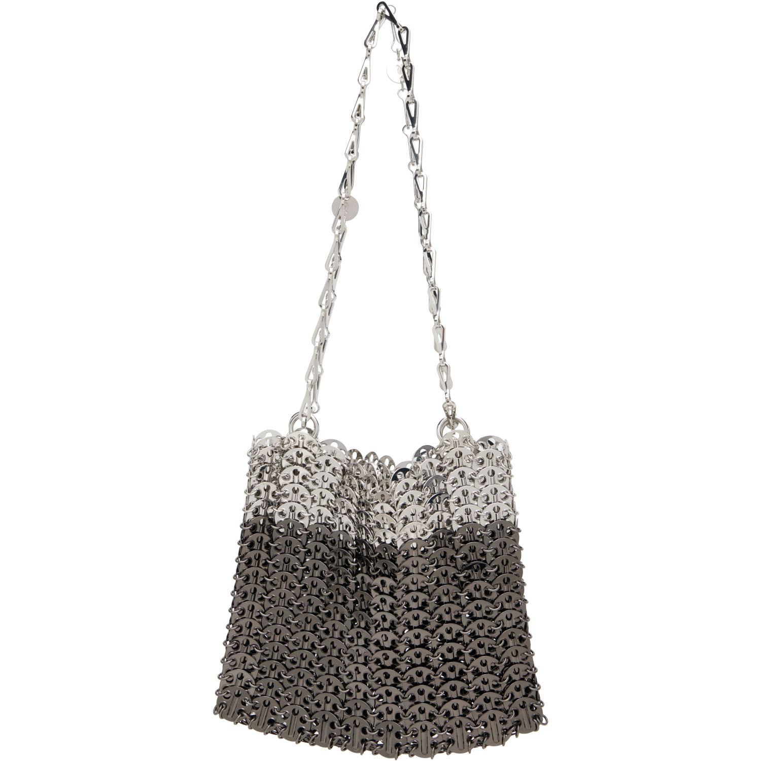 Rabanne Black & Silver 1969 Skyline Bag