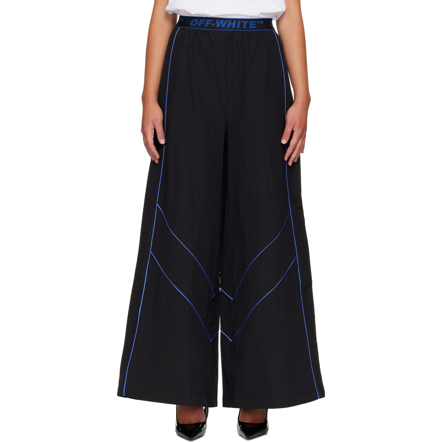 Off-White Black Logoband Track Pants