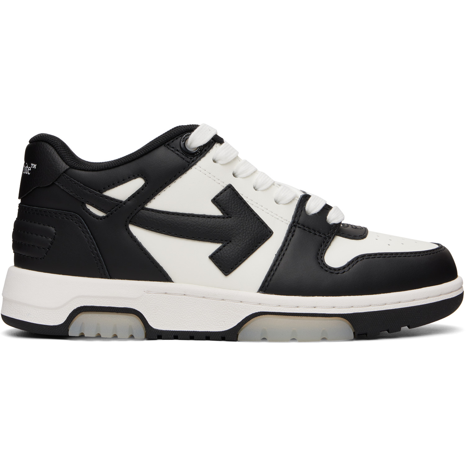 Off-White White & Black Out Of Office Sneakers