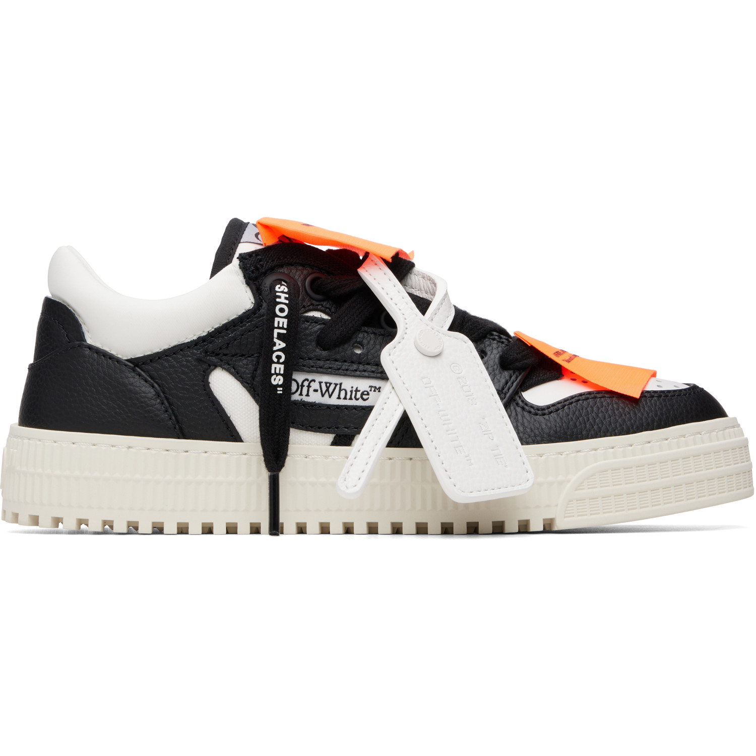 Off-White Black & White Low Top 3.0 Off Court Sneakers