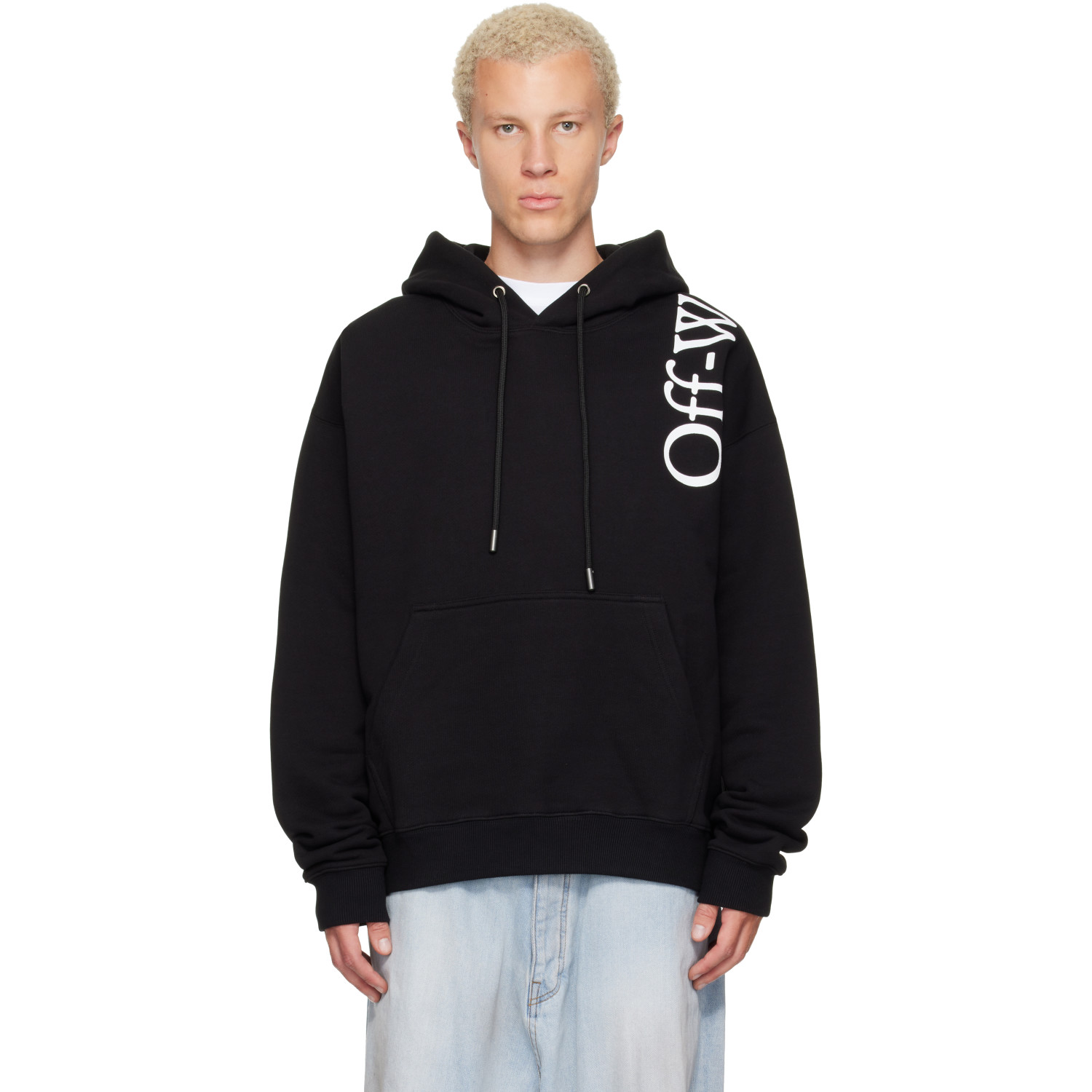 Off-White Black Vertical Bookish Skate Hoodie