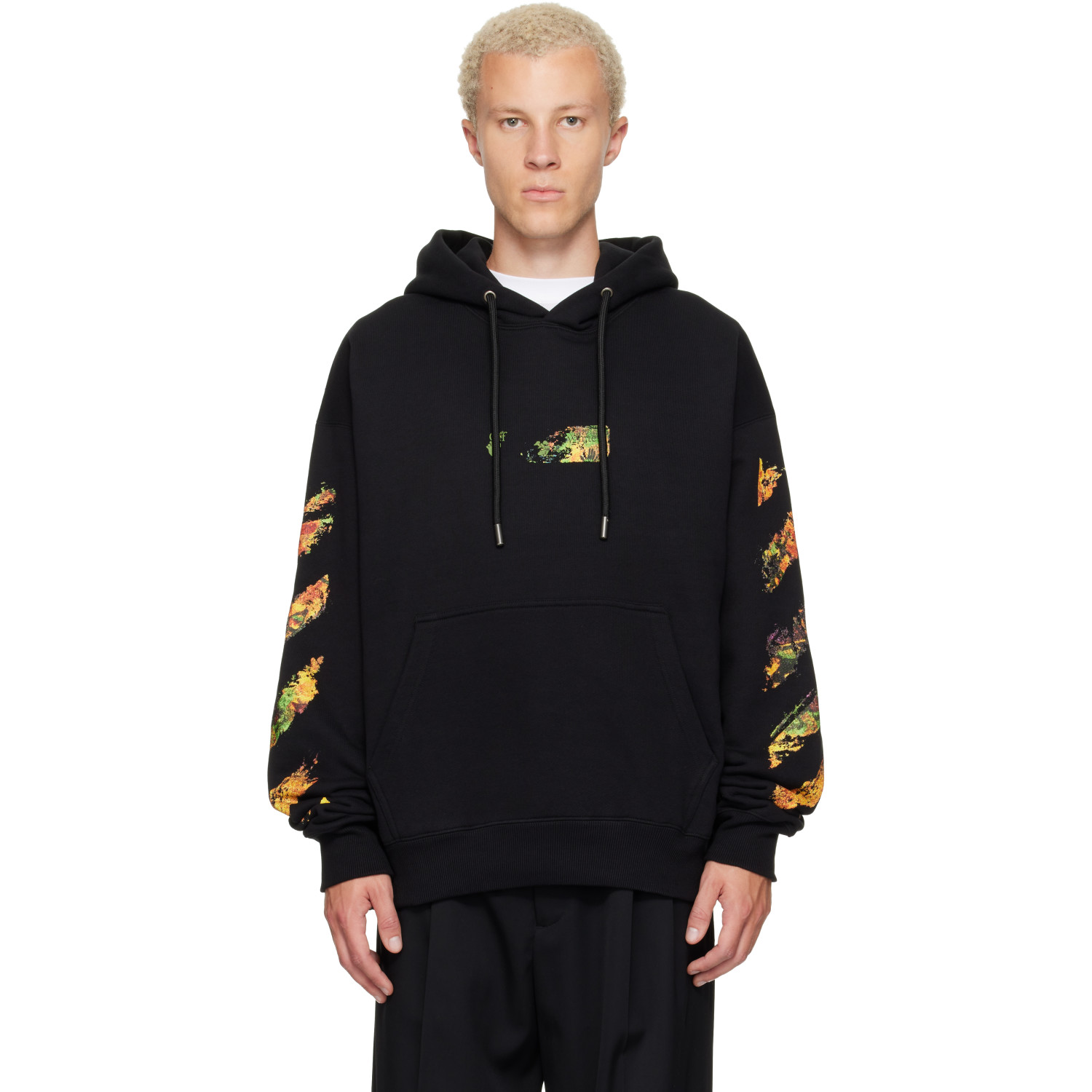 Off-White Black Spices Arrow Skate Hoodie