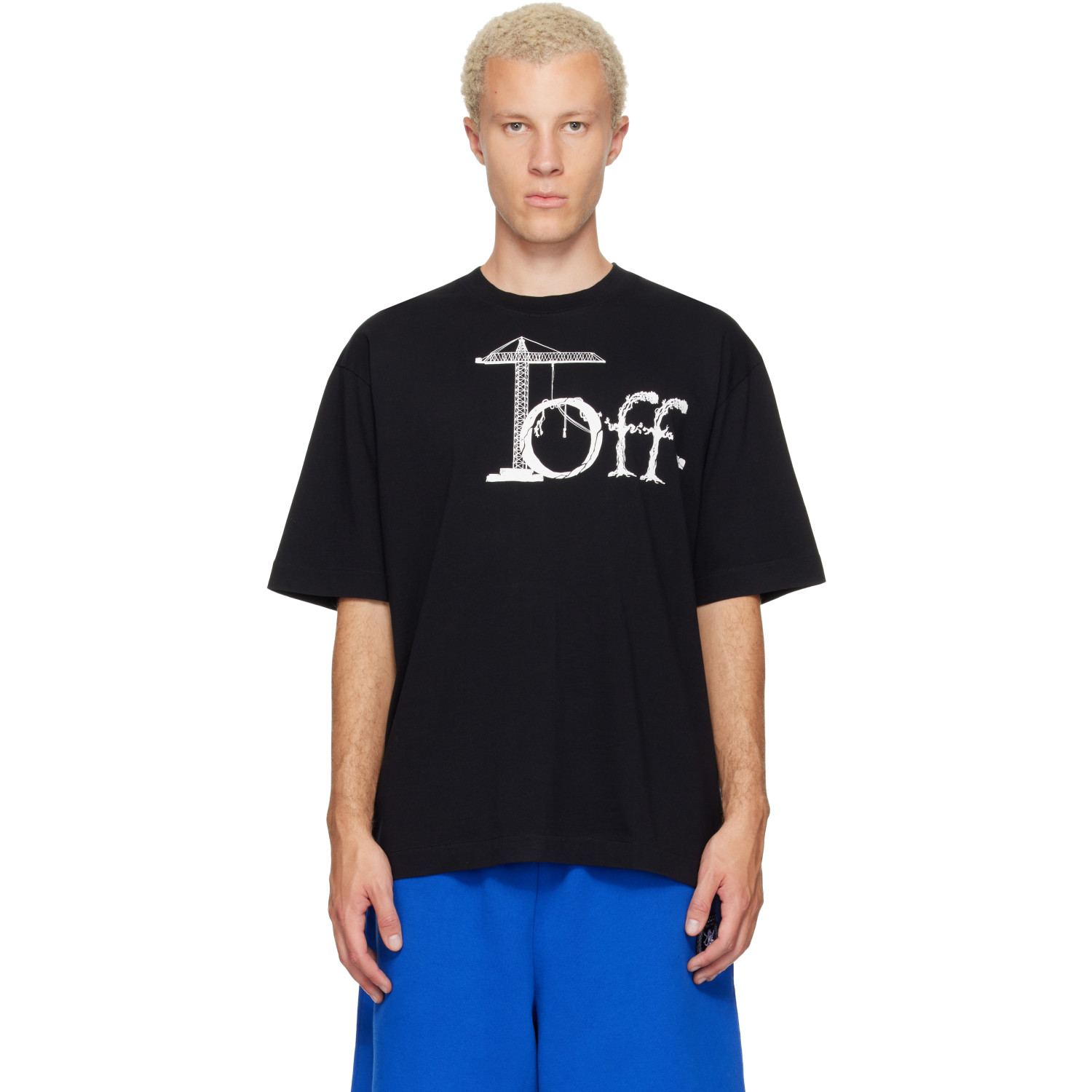 Off-White Black Shared Logo Skate T-shirt