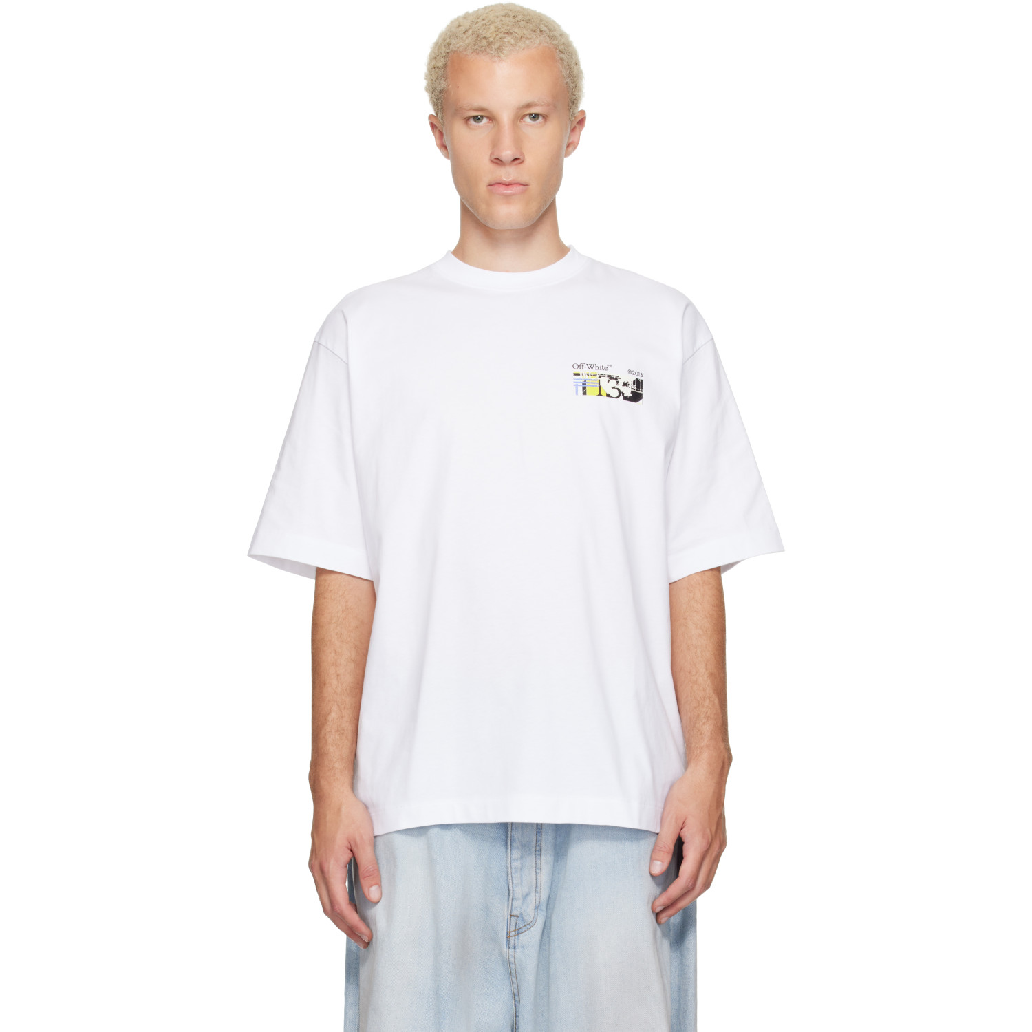 Off-White White Industrial Arrow Skate T-shirt