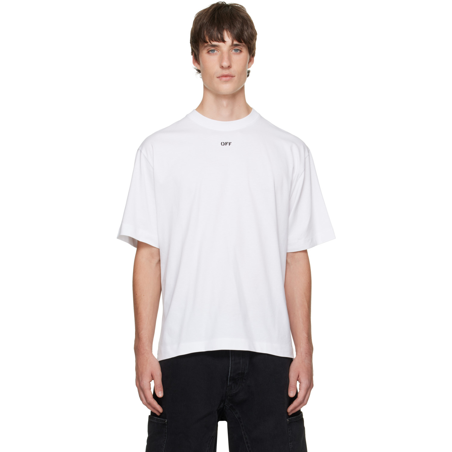 Off-White White Negative Arrow Skate T-shirt