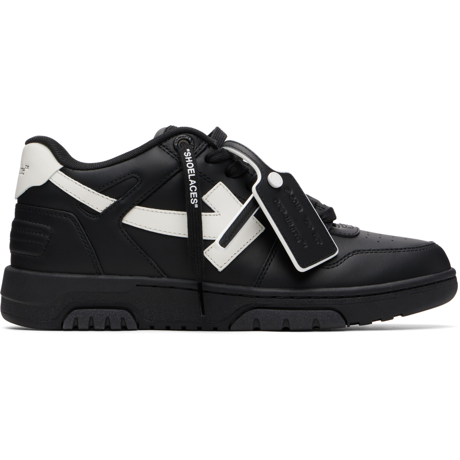 Off-White Black 'Out Of Office' Leather Sneakers