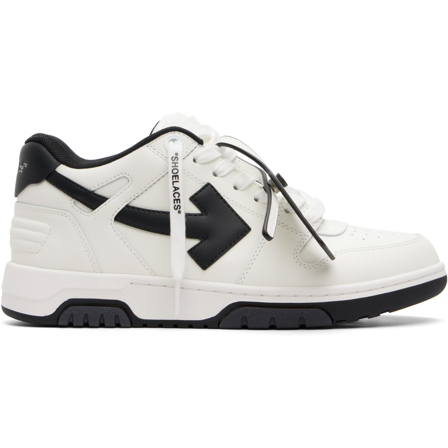 Off-White White & Black 'Out Of Office' Sneakers