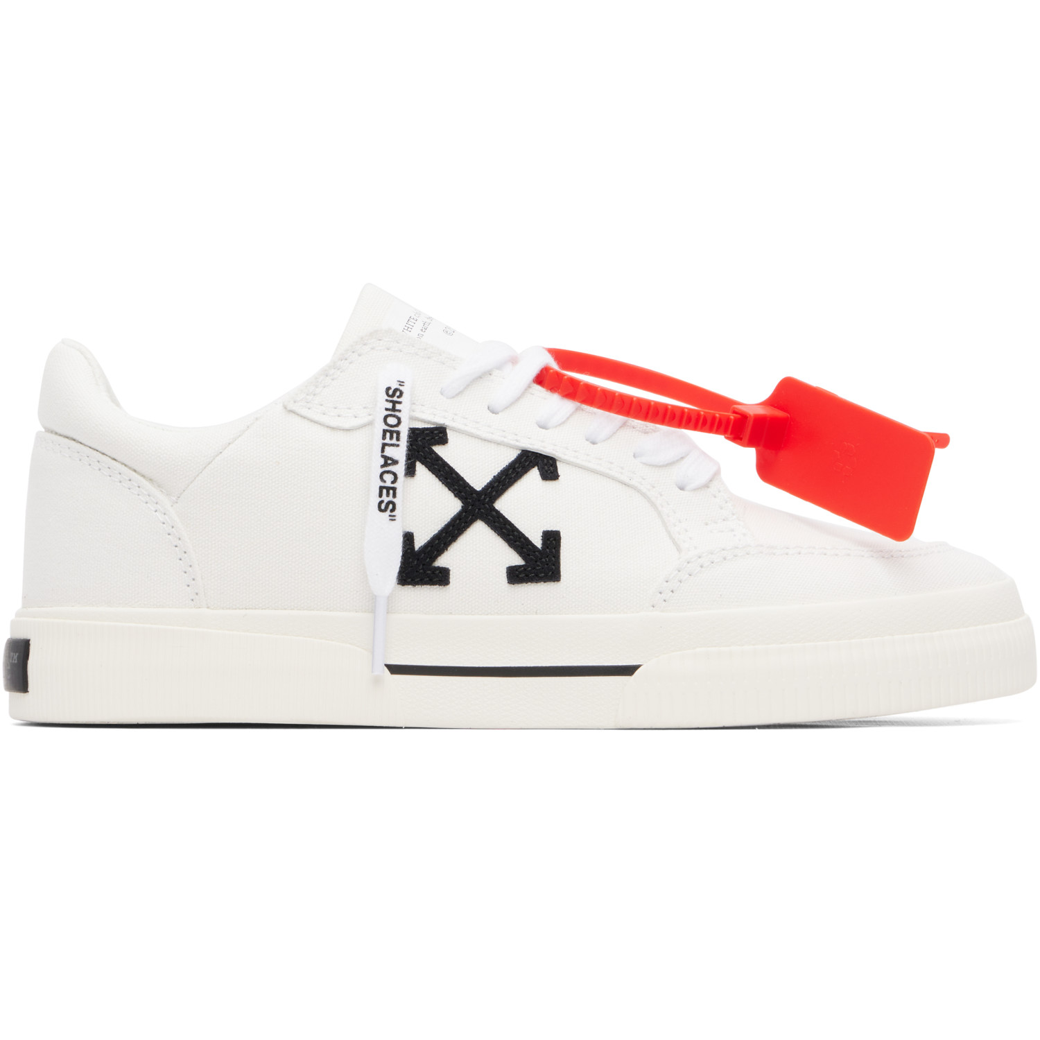 Off-White White Vulcanized Low Canvas Sneakers