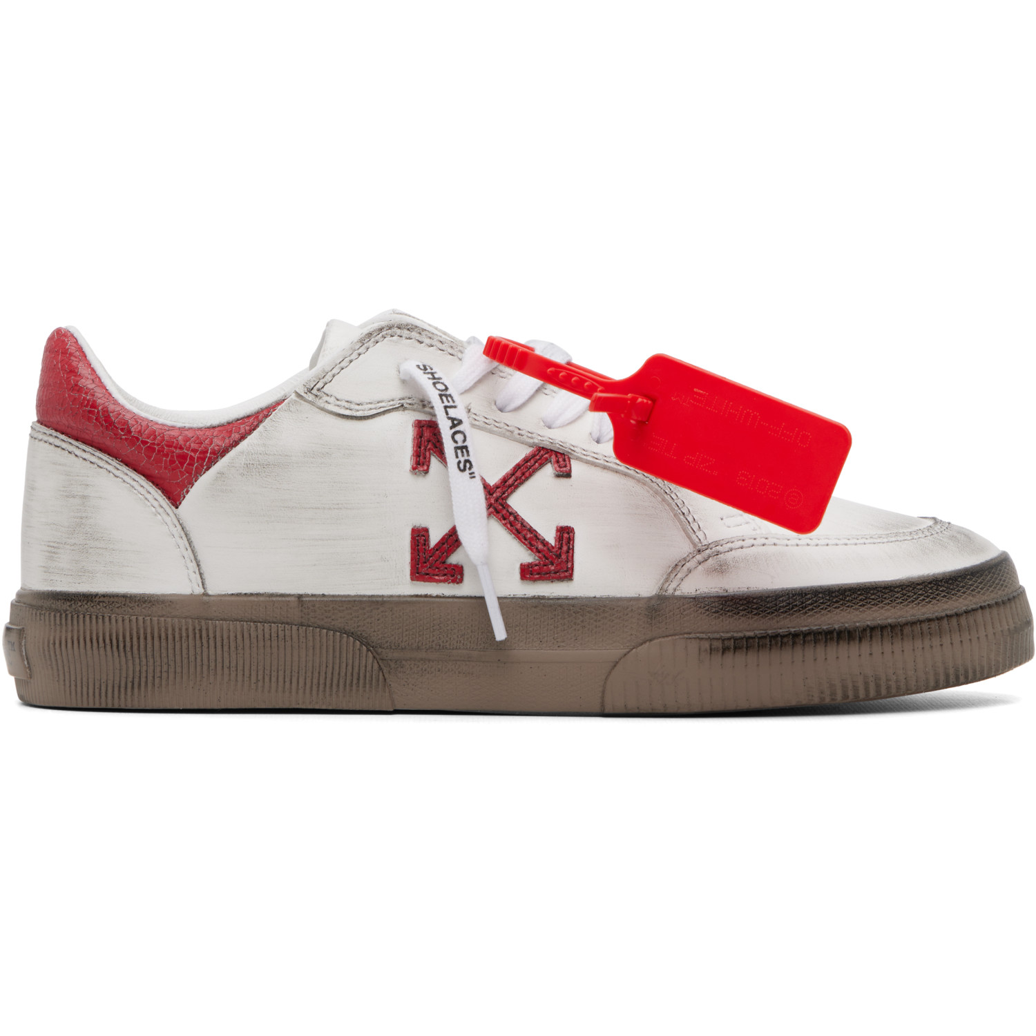 Off-White White Vulcanized Low Vintage Sneakers