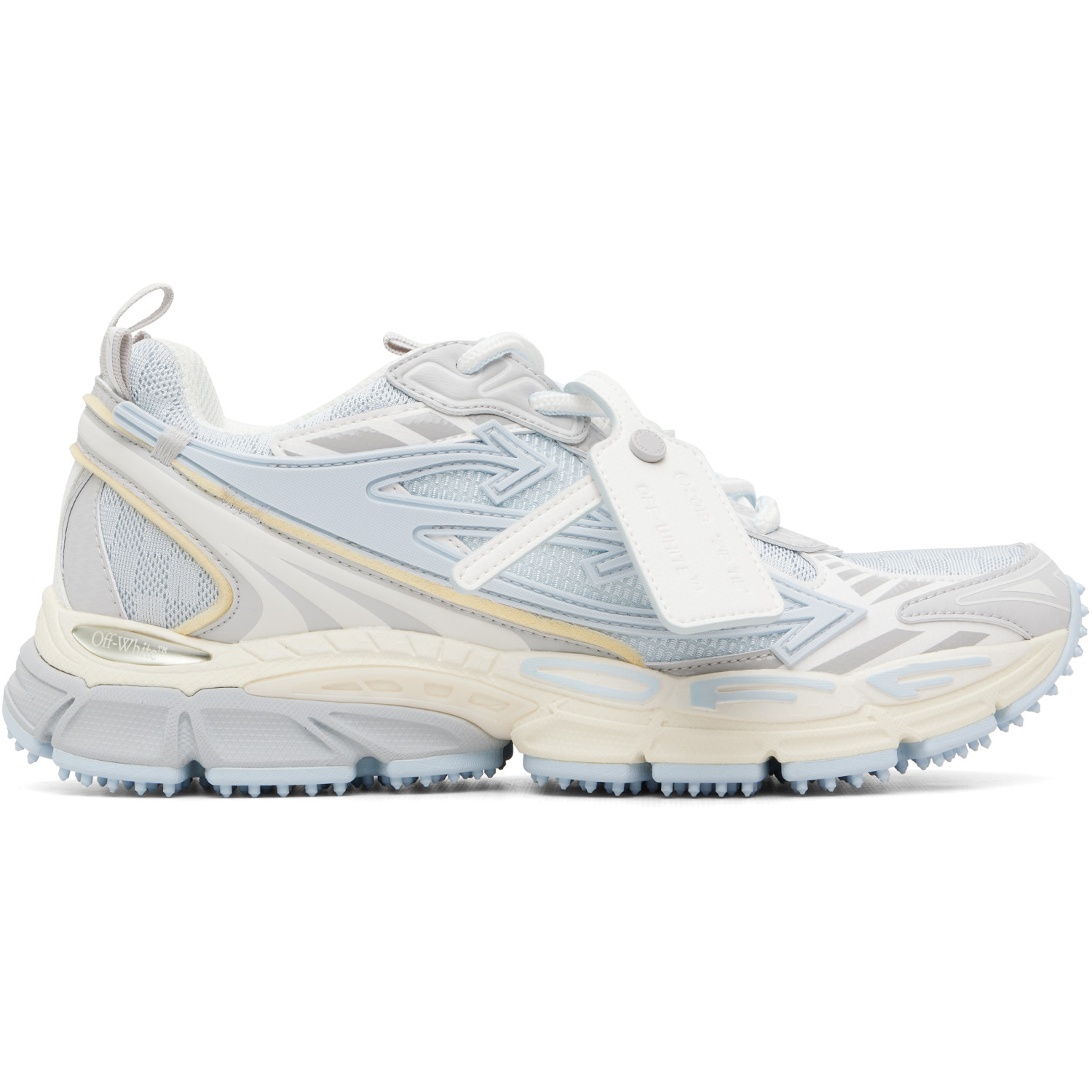 Off-White Blue & White 'Be Right Back' Sneakers