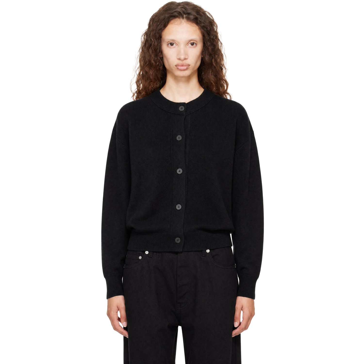 Studio Nicholson Black Arvine Cardigan