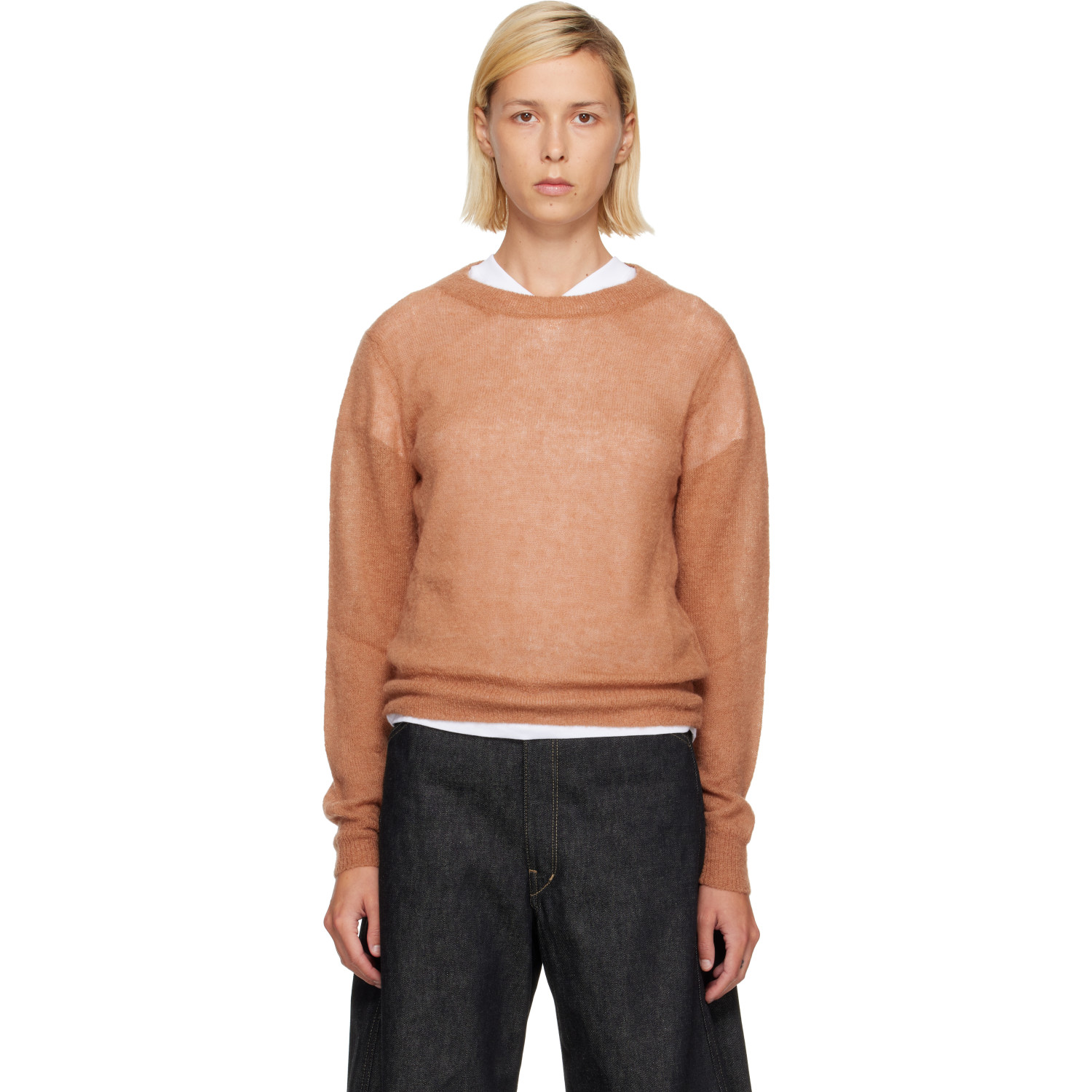 Studio Nicholson Tan Eyla Sweater