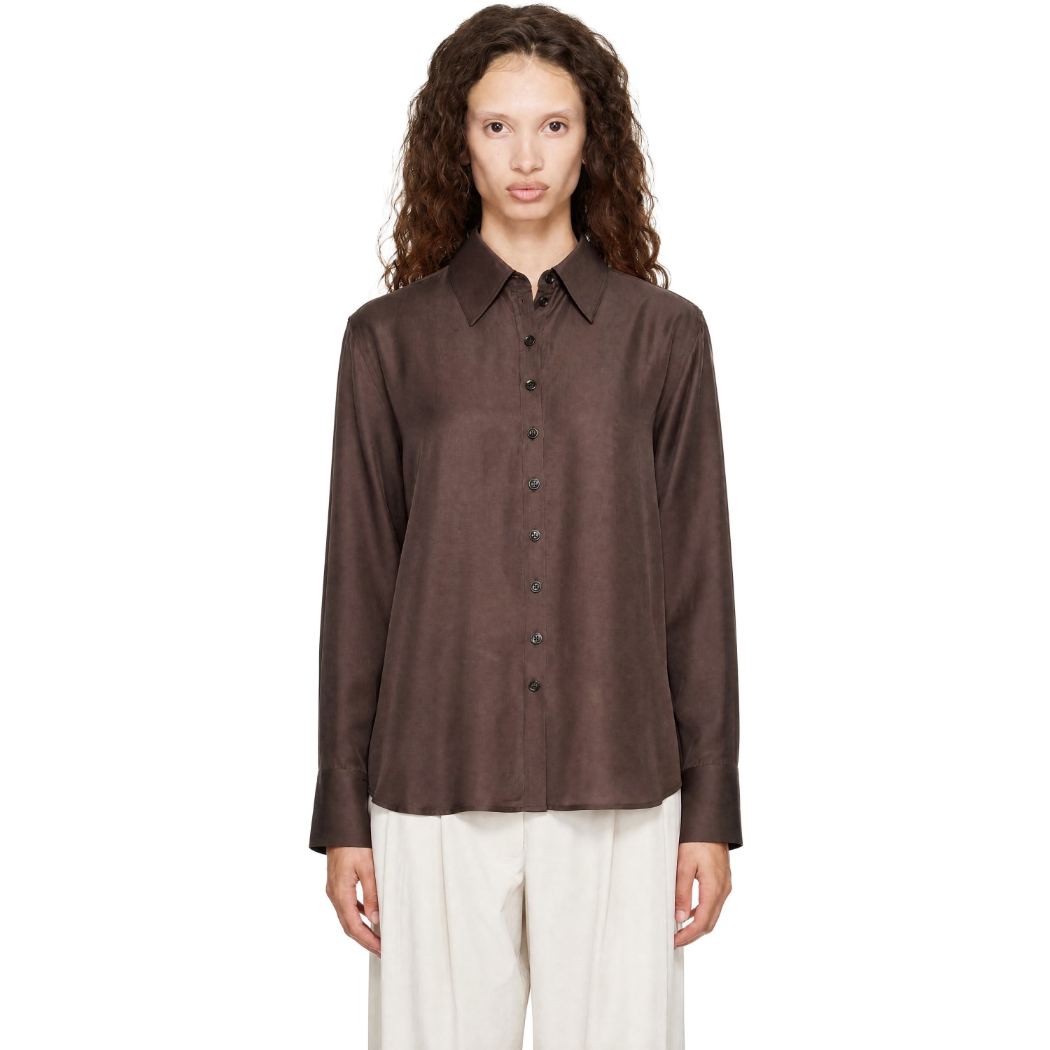 Studio Nicholson Brown Torin Shirt