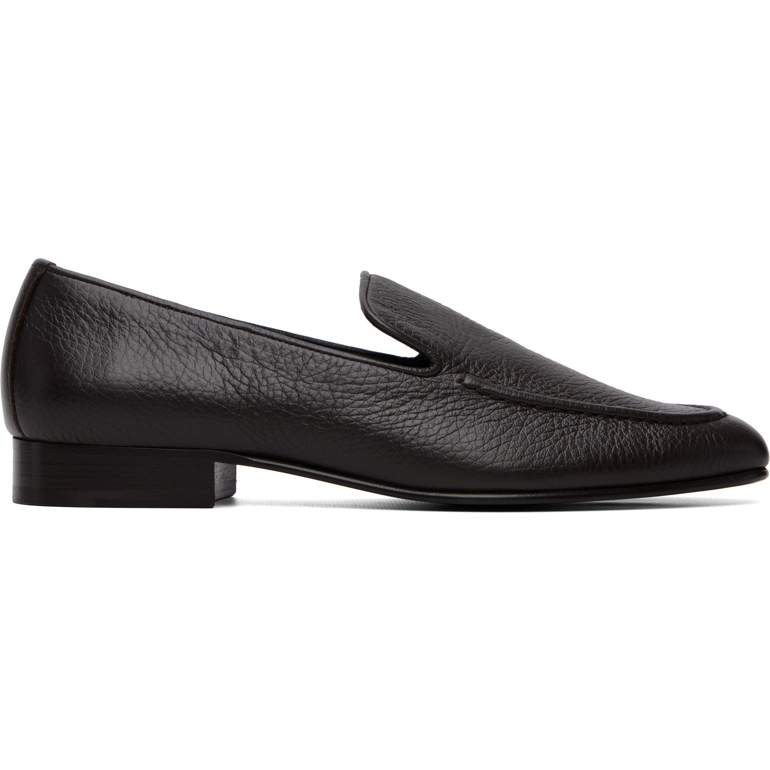 Studio Nicholson Brown Elkann Leather Loafers