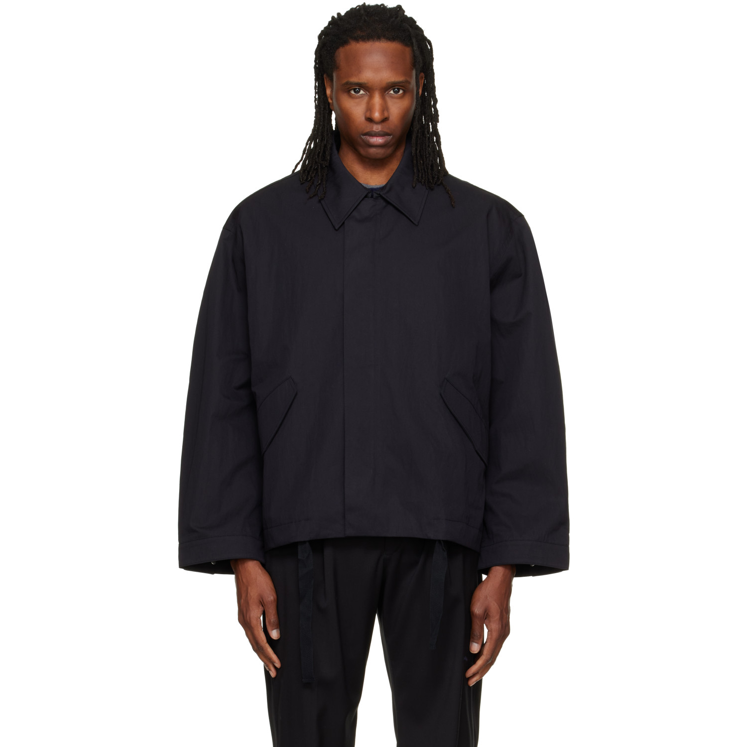 Studio Nicholson Navy Comba Jacket