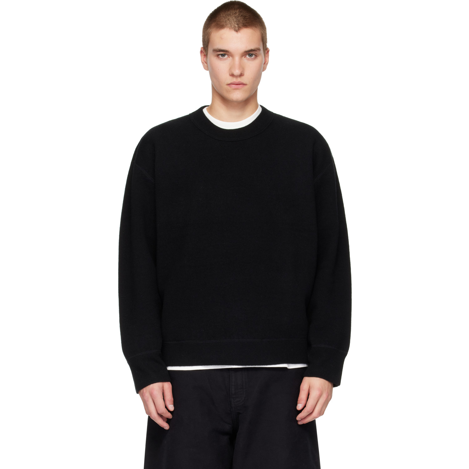 Studio Nicholson Black Moray Knit Sweater
