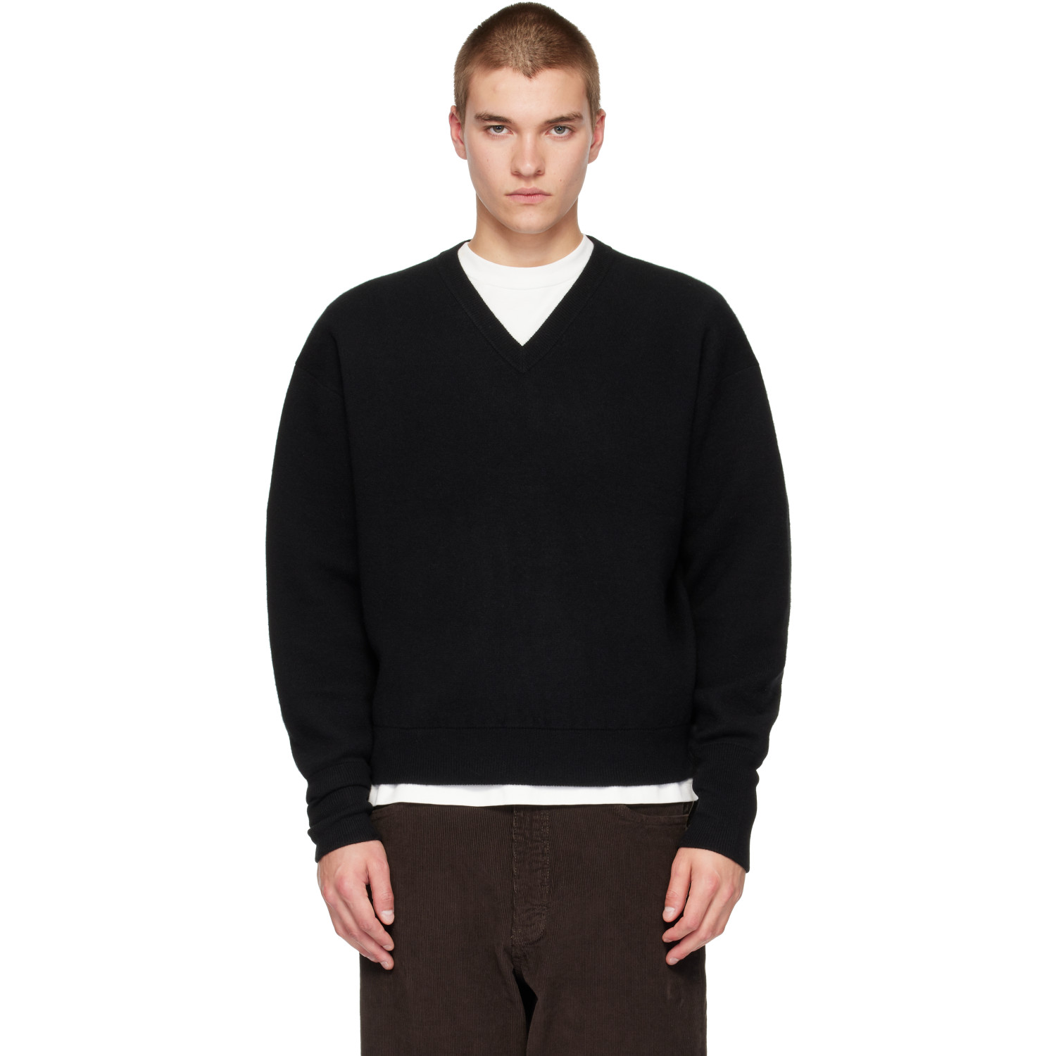 Studio Nicholson Black Loch Knit Sweater