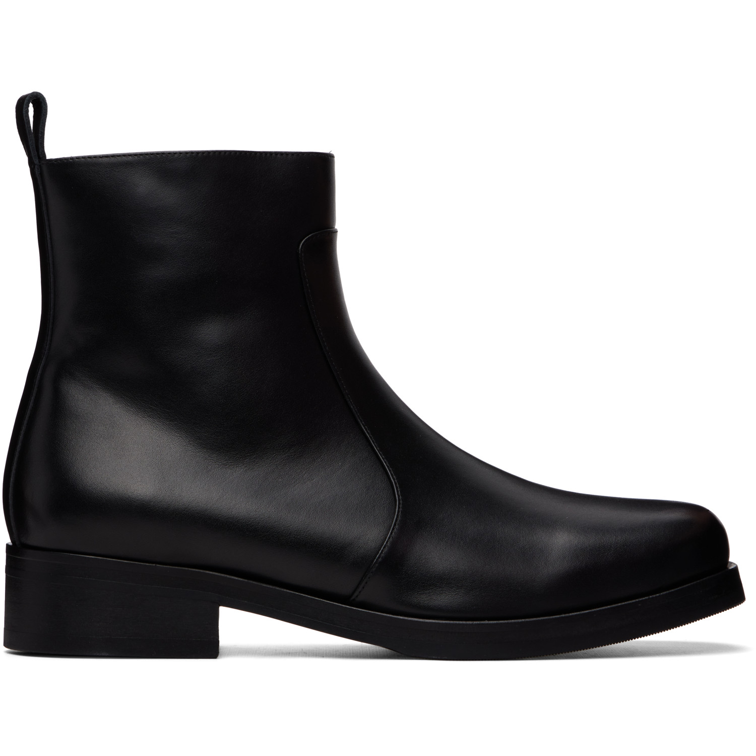 Studio Nicholson Black Square Boots