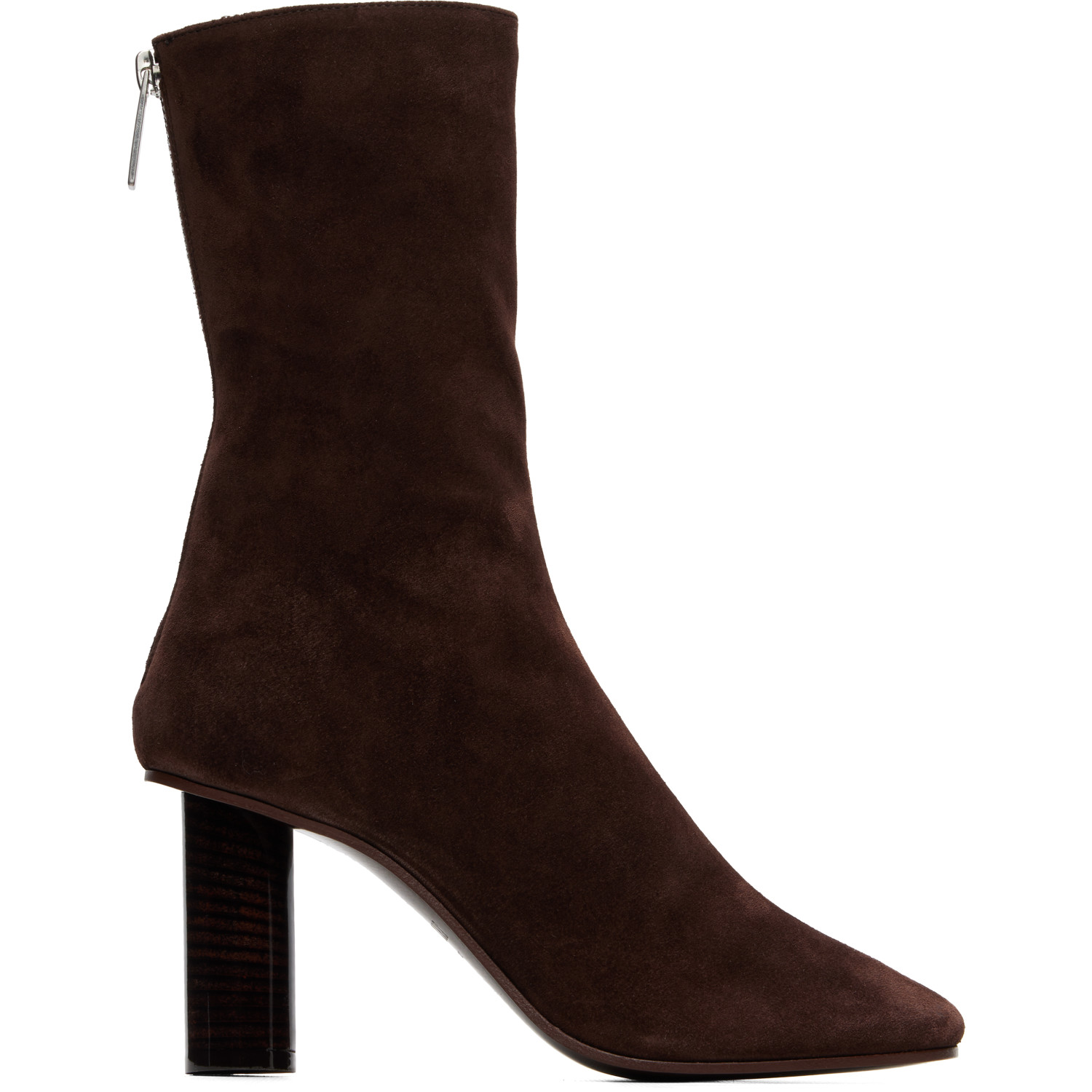 Paris Texas Brown Alice Suede 85 Ankle Boots