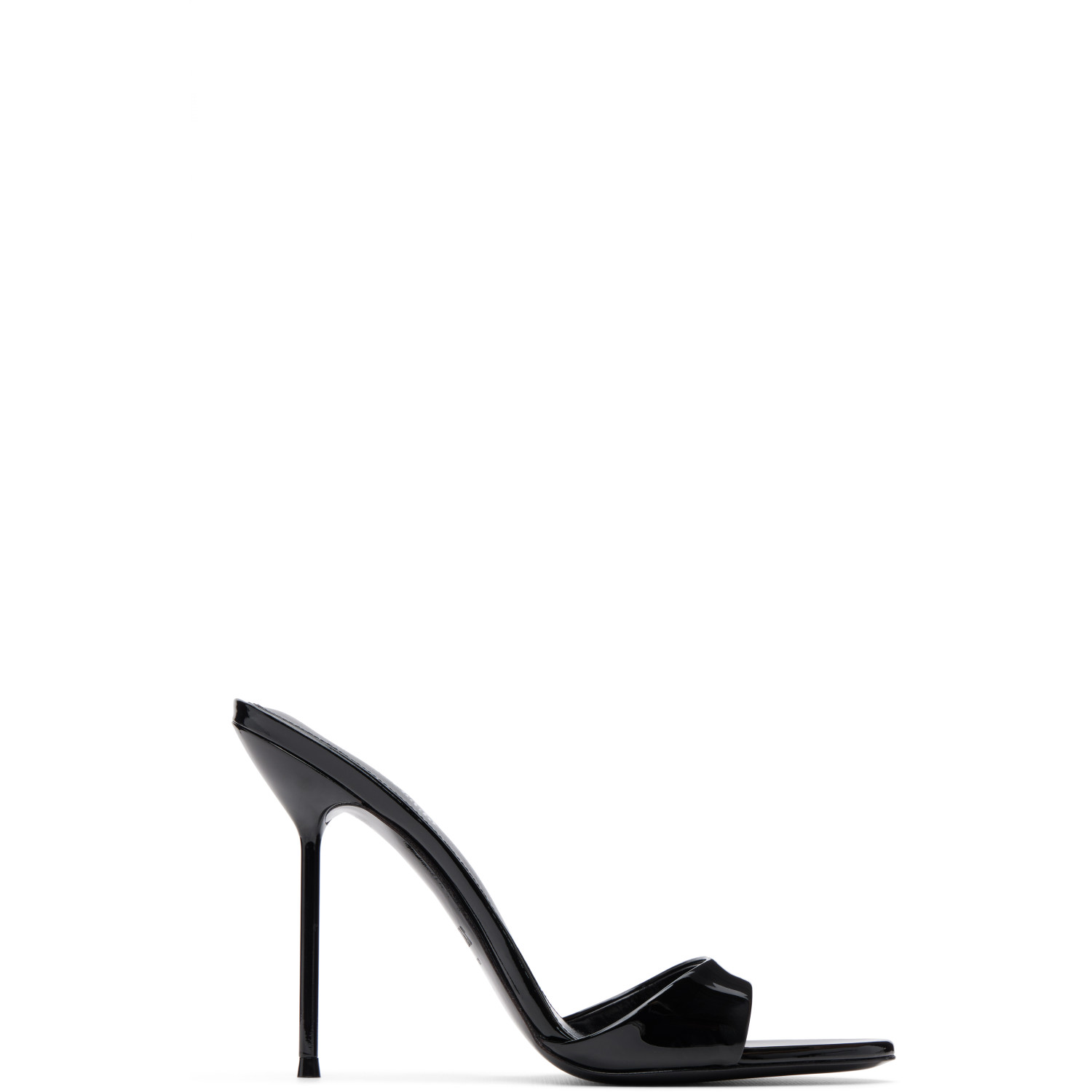 Paris Texas Black Lidia Mule 105 Heeled Sandals