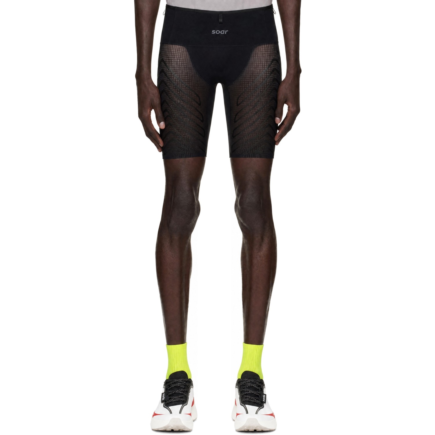 Soar Running Black Trail Race Shorts