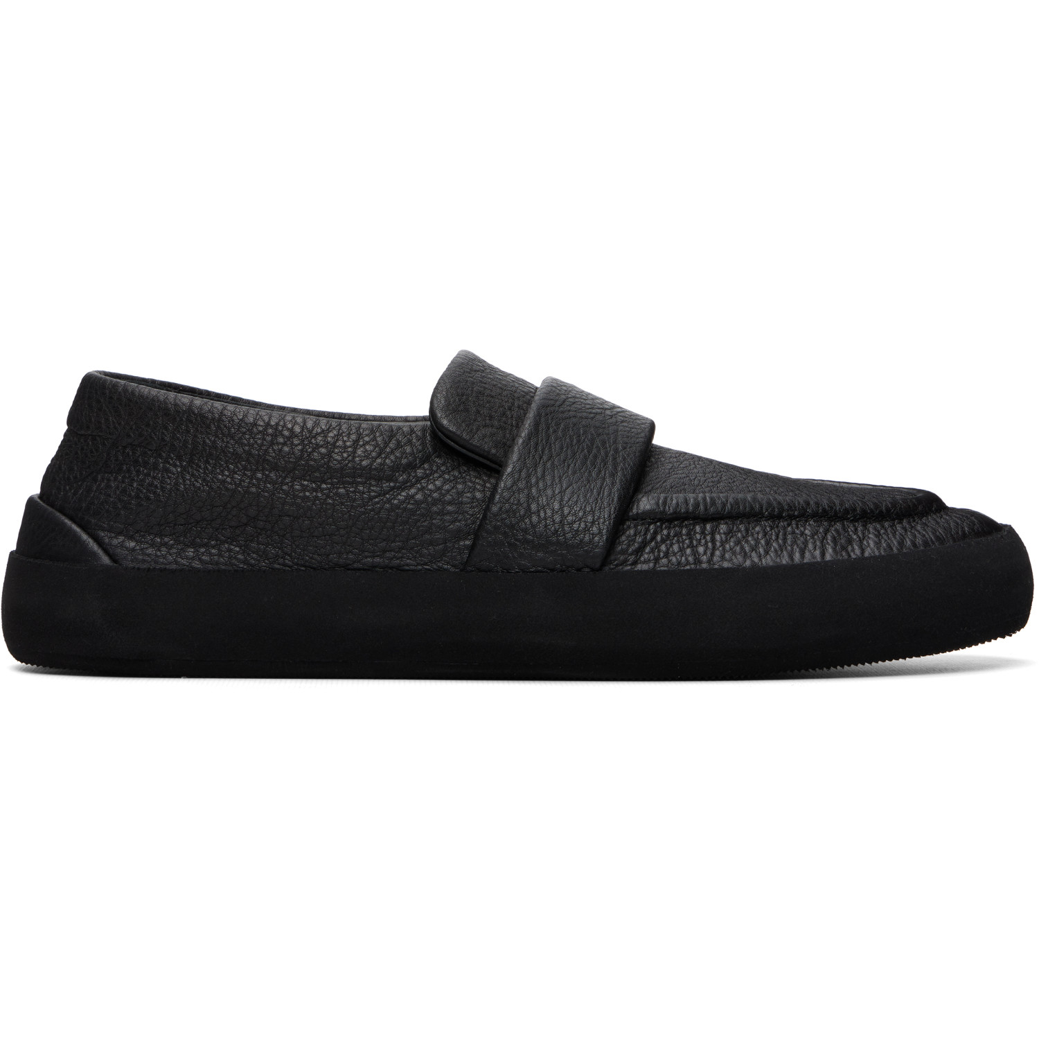Marsèll Gomme Black Guarnello Leather Loafers