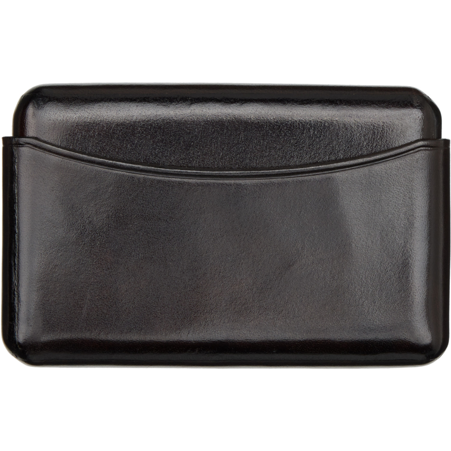 LEMAIRE Brown Molded Card Holder