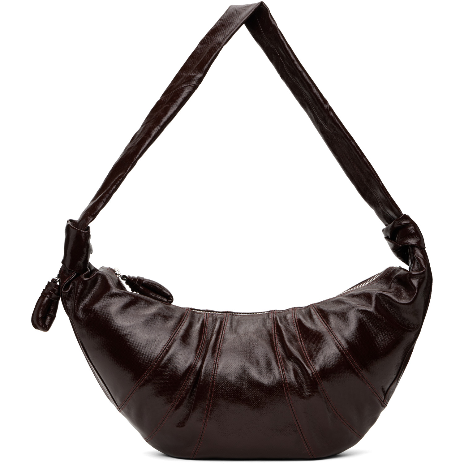 LEMAIRE Brown Large Croissant Bag