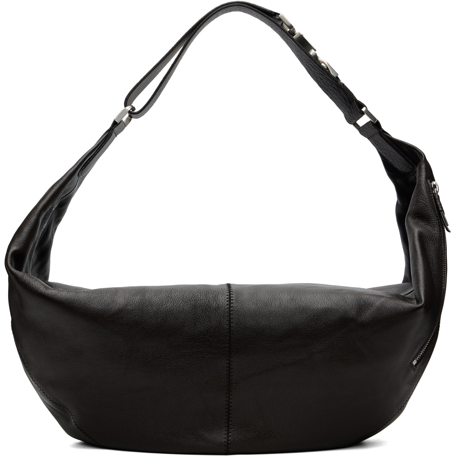 LEMAIRE Brown Large Quiver Clip Bag