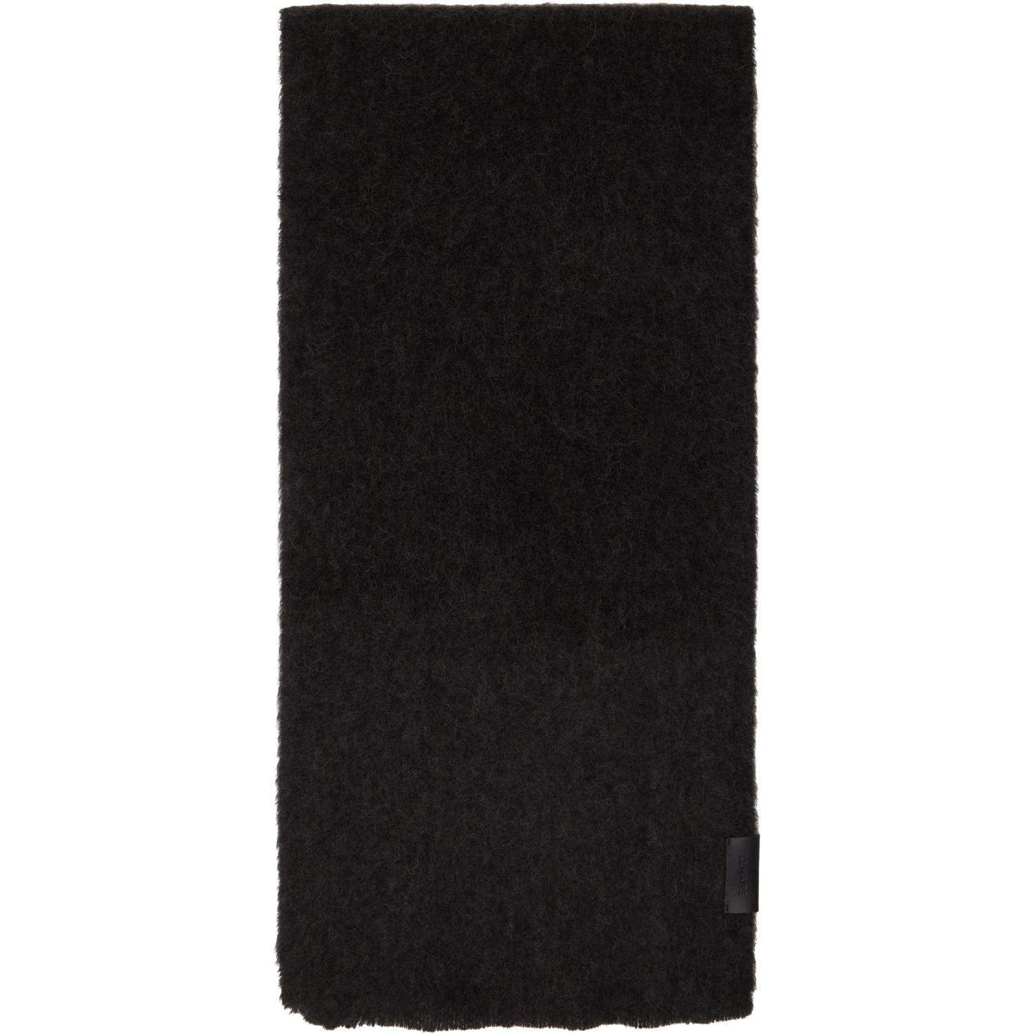 LEMAIRE Brown Fluffy Scarf