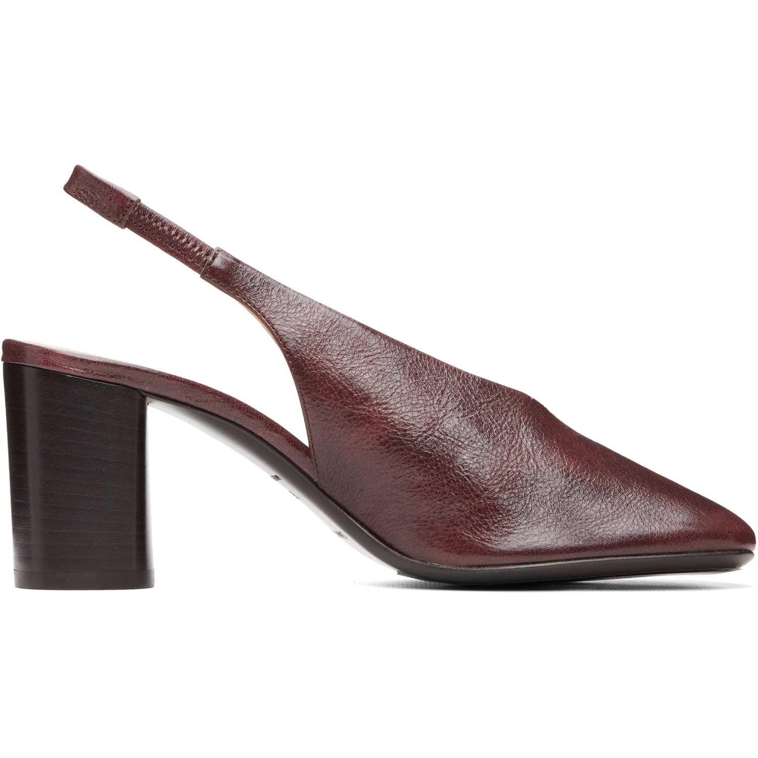LEMAIRE Brown Glove Slingback 80 Heels
